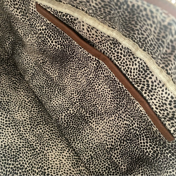 Cognac Faux Leather Weekender bag - Picture 8 of 12